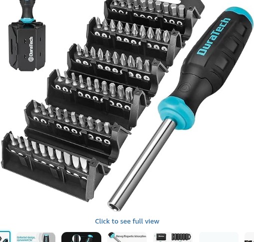 DURATECH 60-in-1 Multi-Function Screwdriver Sets with Storage Case
